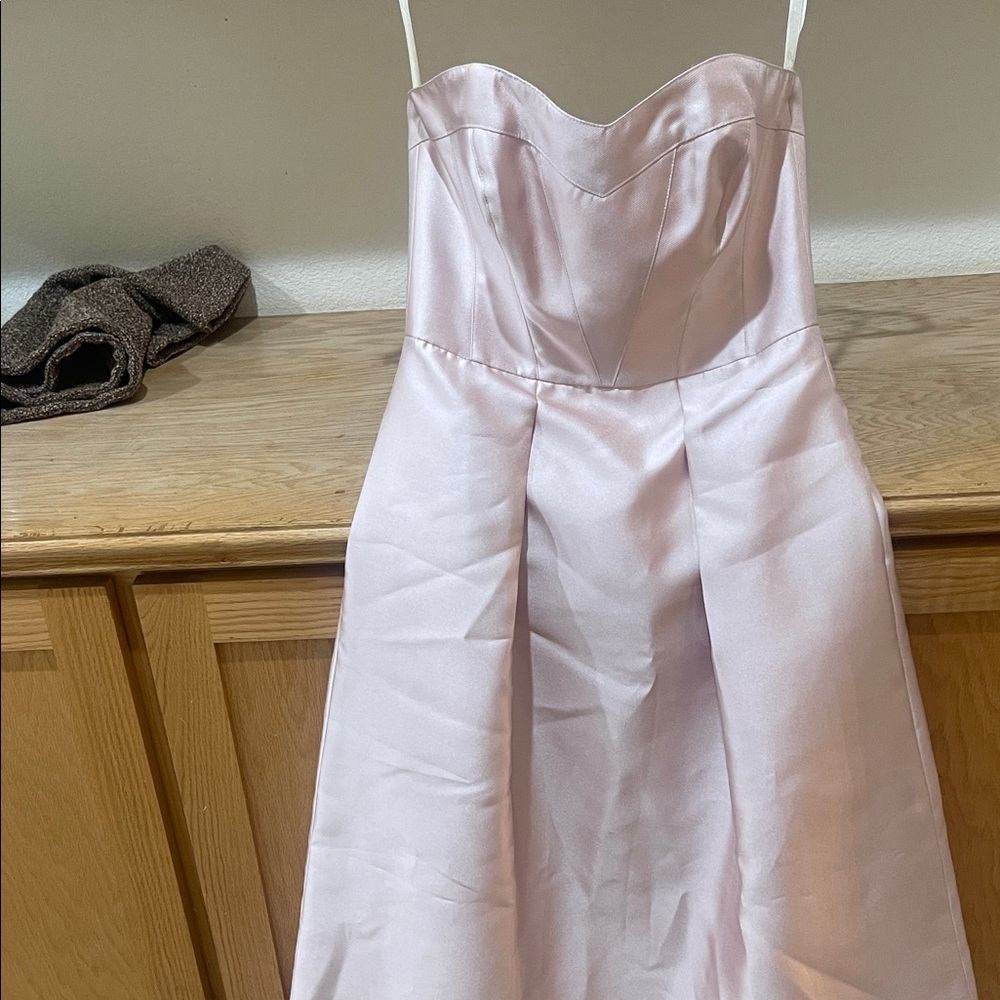 Shoshanna Strapless Blush Dress